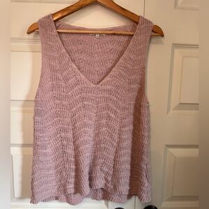 Madewell Mauve Knit Tank Top